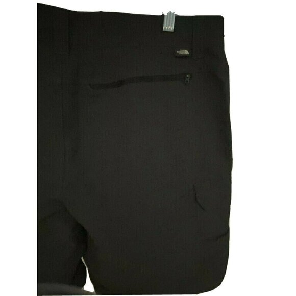 North Face Mens Dark Gray Cargo Nylon Shorts 36" Zip Pockets Lightweight Logo - Picture 4 of 12